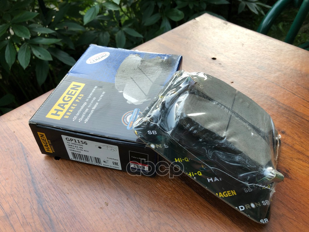 Колодки передние (PREMIUM) SANGSIN BRAKE GP1156